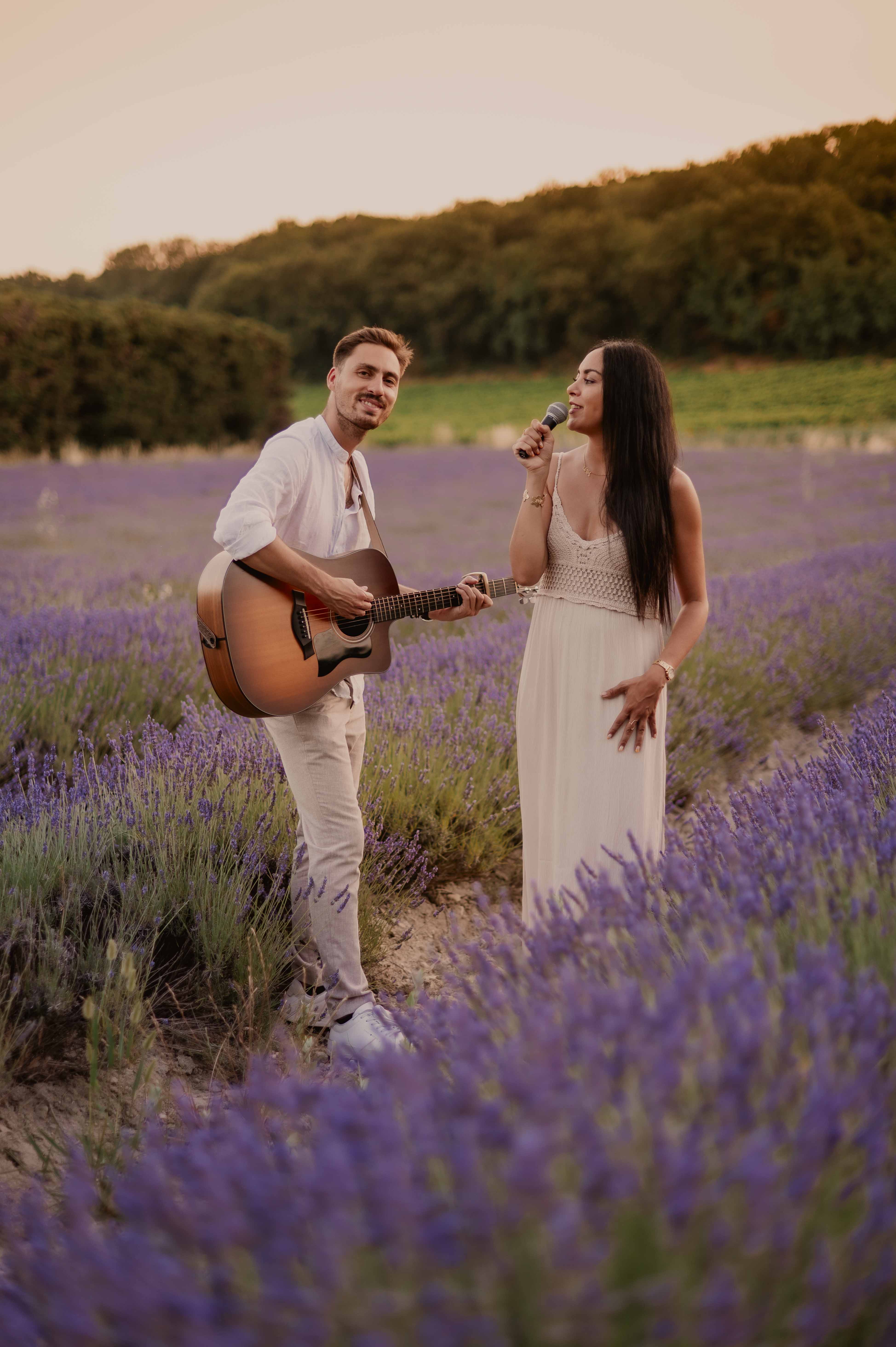 Ambiance musicale live lors d'un mariage en Drôme